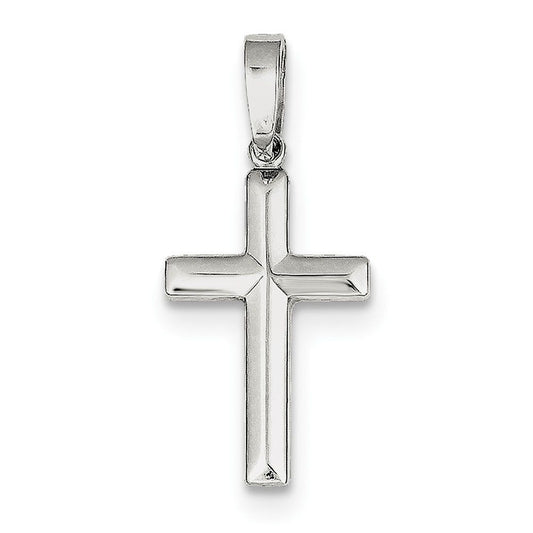 Sterling Silver Polished Cross Pendant