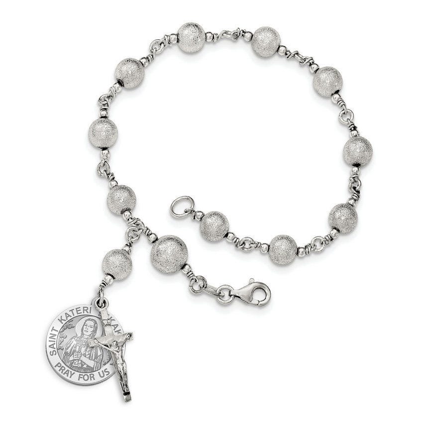 Saint Kateri Tekakwitha Rosary Bracelet "EXCLUSIVE"