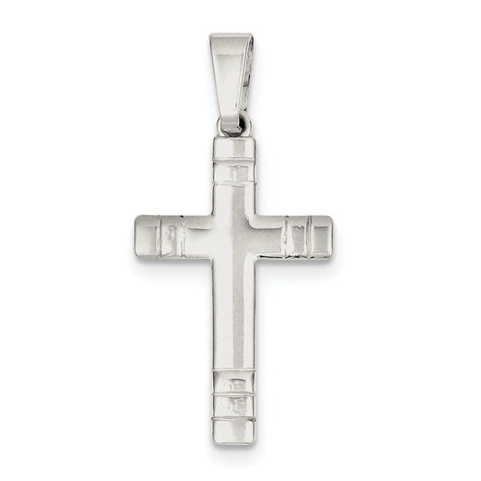 Sterling Silver Polished Cross Pendant