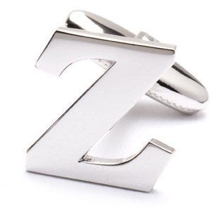 Genuine Sterling Silver Letter "Z" Cufflinks