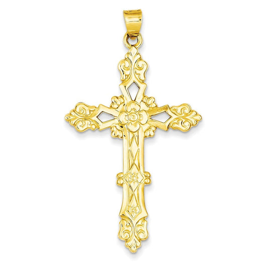 14k Polished Cross Pendant