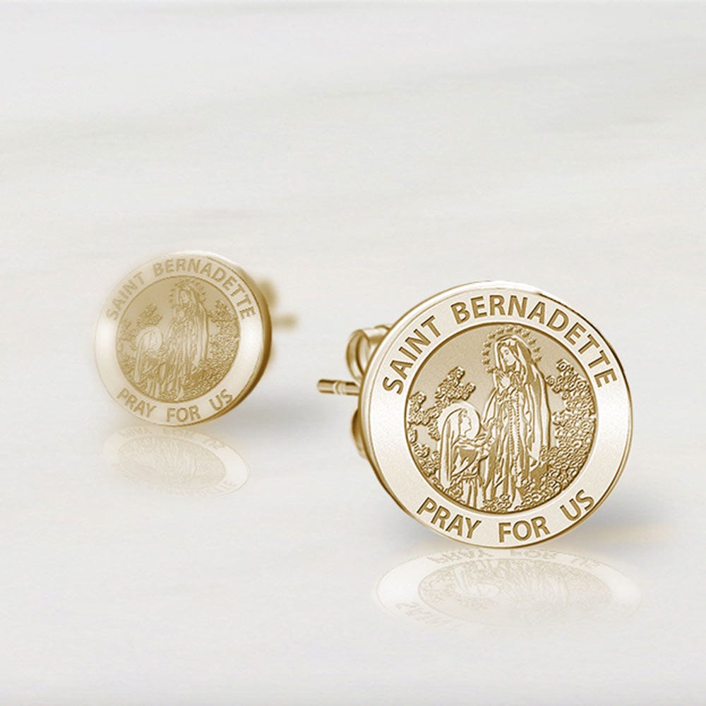 Pair of Saint Bernadette Earrings