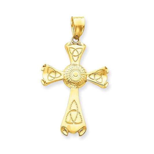 14k Celtic Cross Pendant