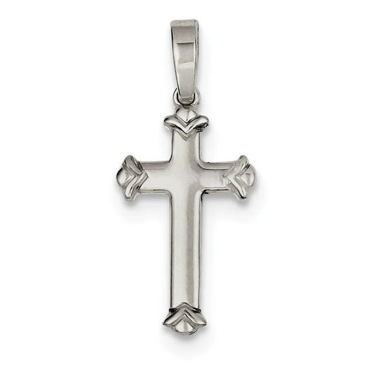 Sterling Silver Polished Cross Pendant