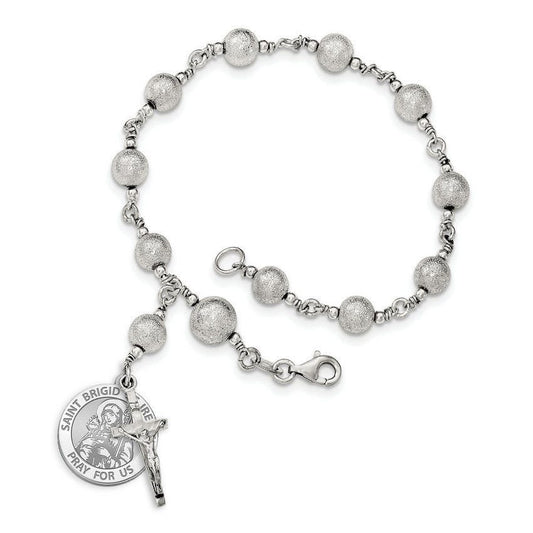 Saint Brigid of Ireland Rosary Bracelet "EXCLUSIVE"