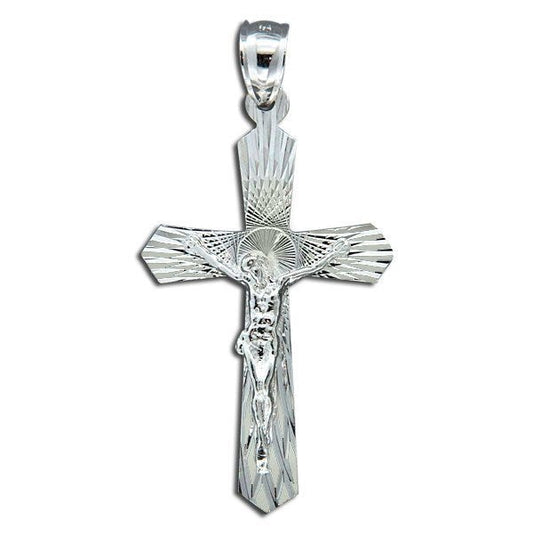 Sterling Silver Crucifix Cross Pendant