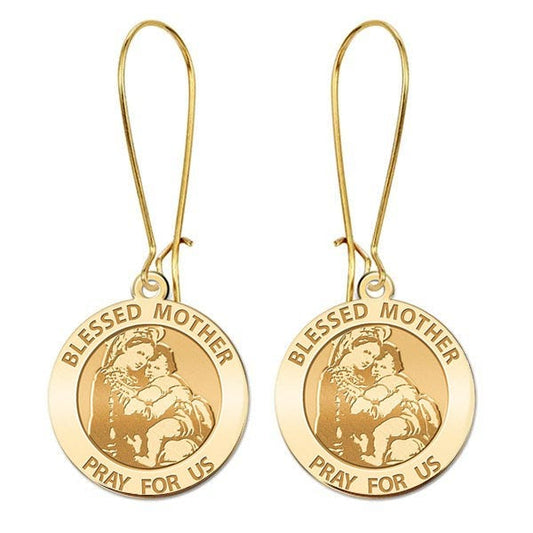 "Blessed Mother" Virgin Mary Earrings "EXCLUSIVE"