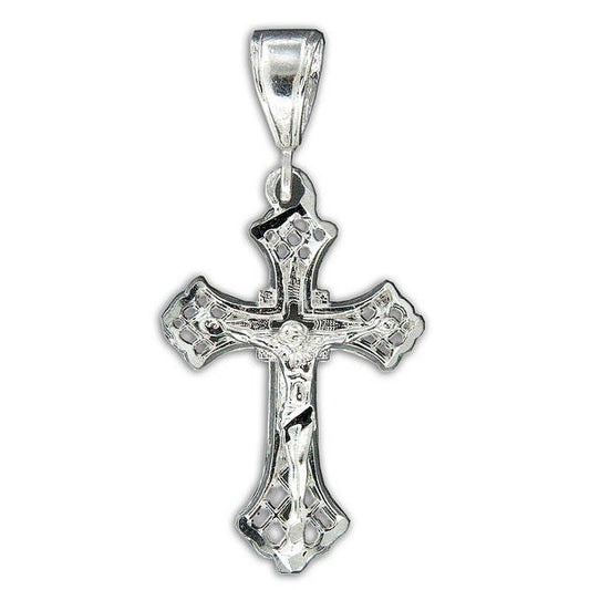 Sterling Silver Crucifix Cross Pendant