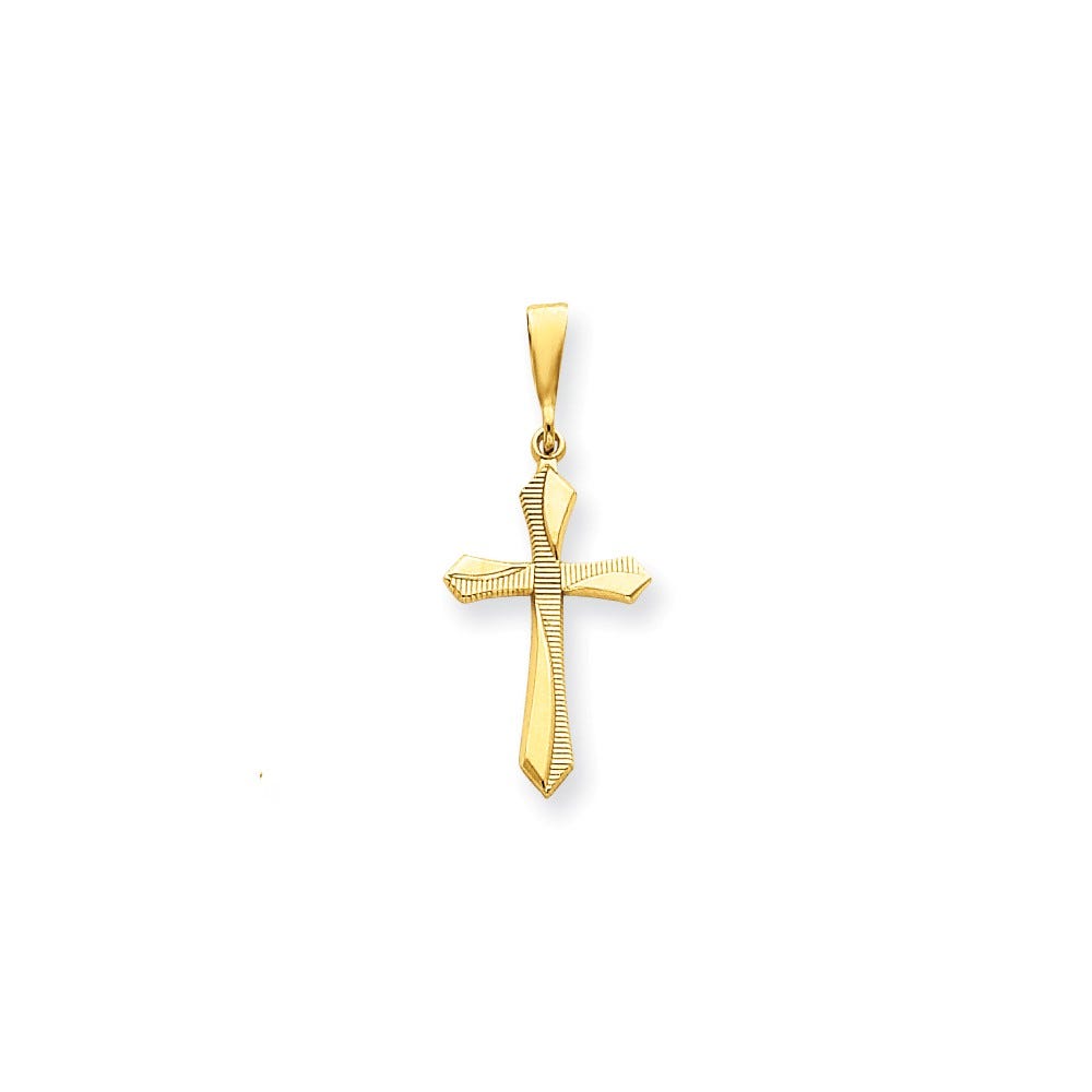 14k Passion Cross Pendant