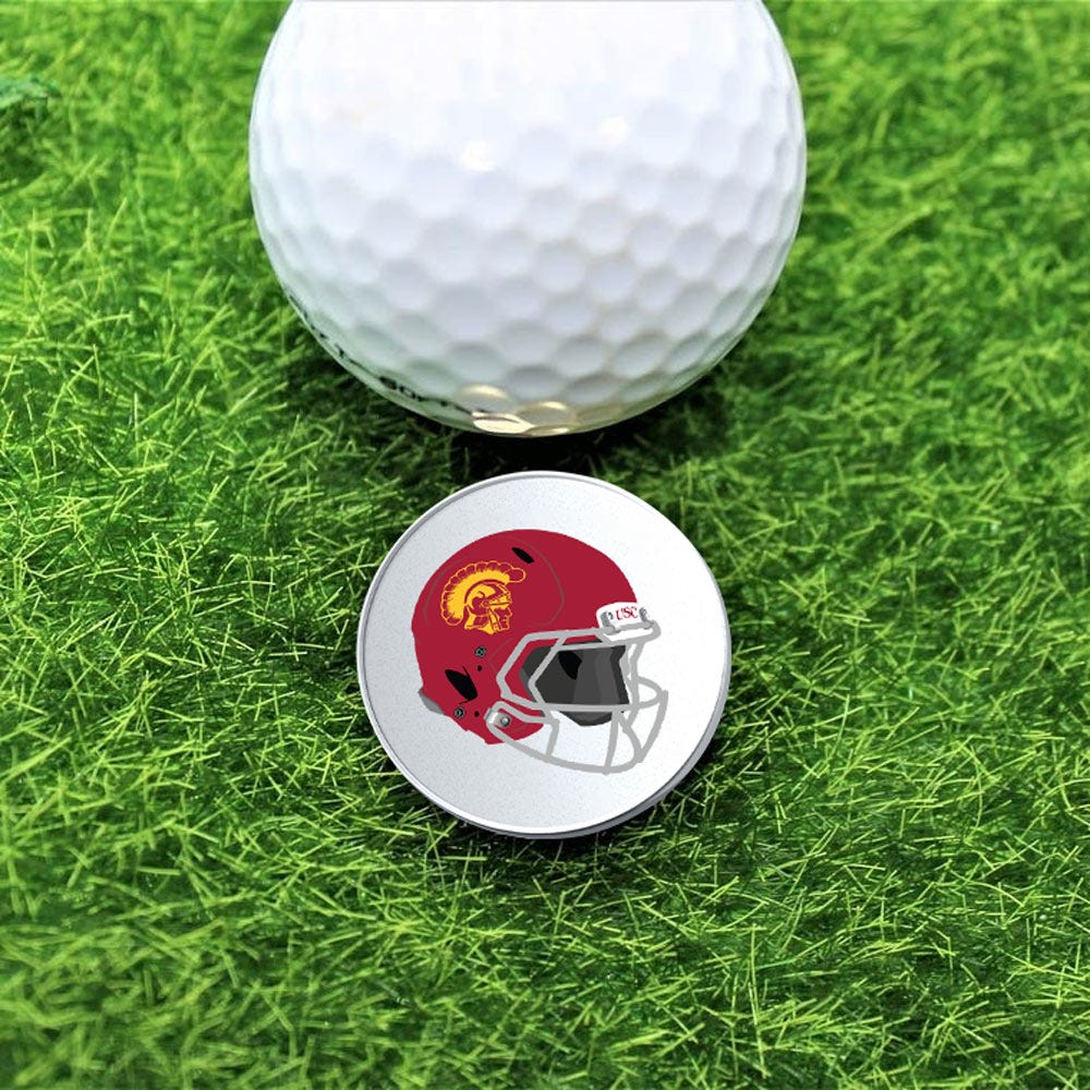 USC Color Helmet Golf Marker