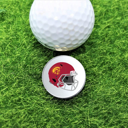 USC Color Helmet Golf Marker