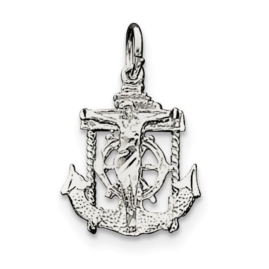 Sterling Silver Mariner Cross Pendant