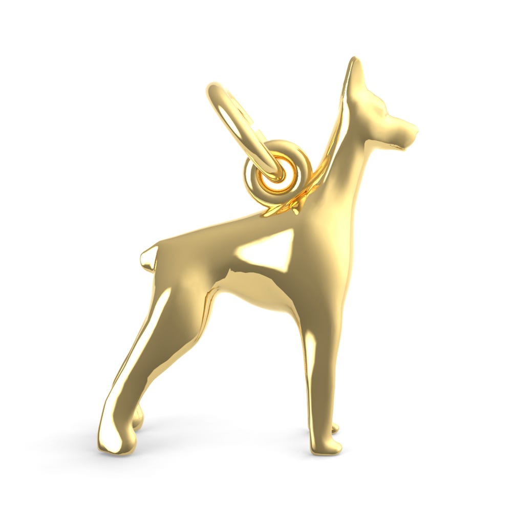 Doberman Dog Charm (0299)