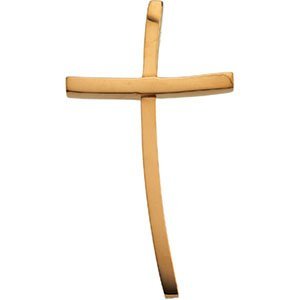 14K Yellow Gold CROSS PENDANT