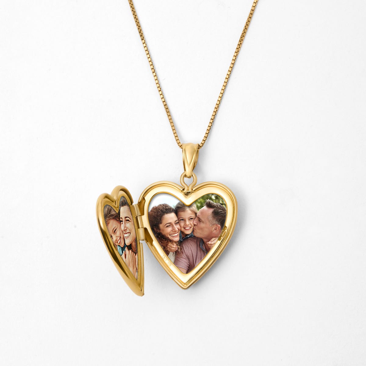 Build Your Own 14K Gold 4 or Four Photo Heart Locket