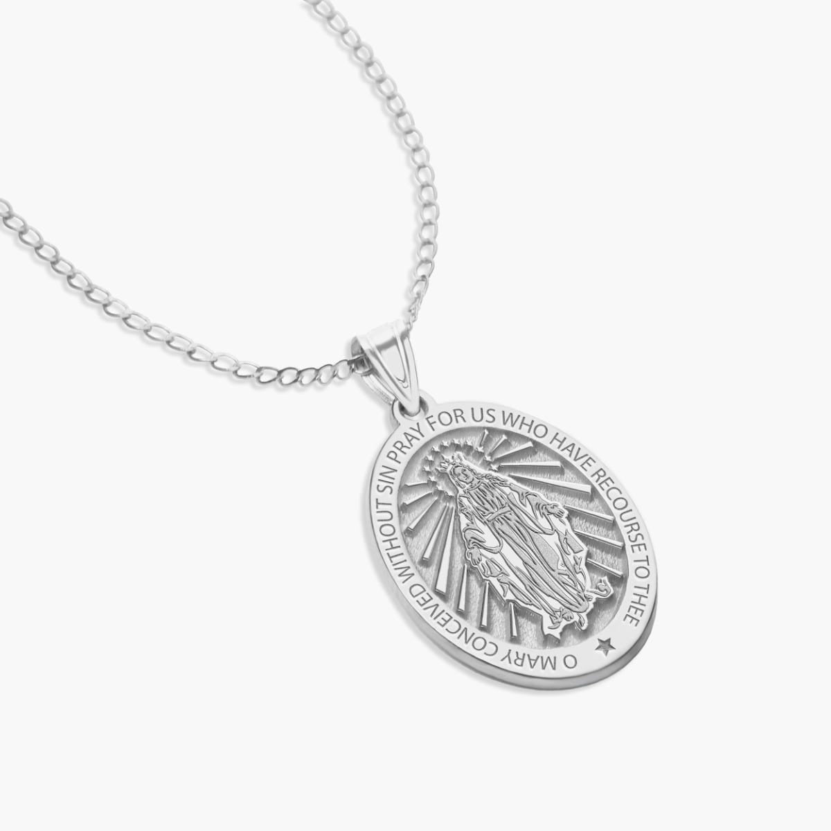 Miraculous Medal "EXCLUSIVE" Oval Pendant