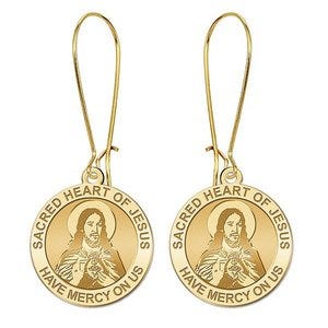Sacred Heart of Jesus Earrings "EXCLUSIVE"