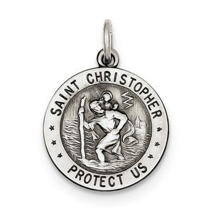 Sterling Silver St.Christopher US Army Medal