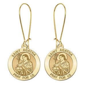 Saint Agatha Earrings "EXCLUSIVE"