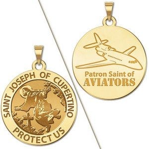 Saint Joseph of Cupertino Aviator  Religious Medal "EXCLUSIVE"