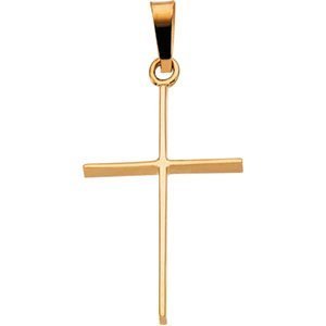 14K Yellow Gold CROSS PENDANT