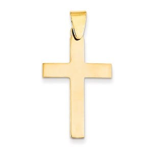 14k Polished Cross Pendant