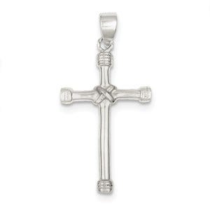 Sterling Silver Polished Cross Pendant