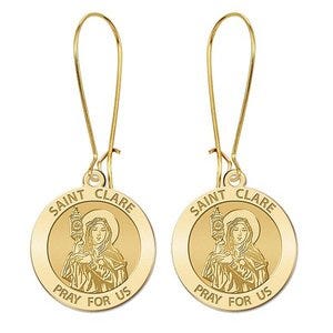 Saint Clare of Assisi Earrings "EXCLUSIVE"