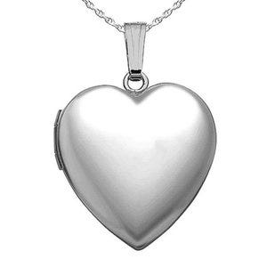 Sterling Silver "Sweetheart" Heart Photo Locket