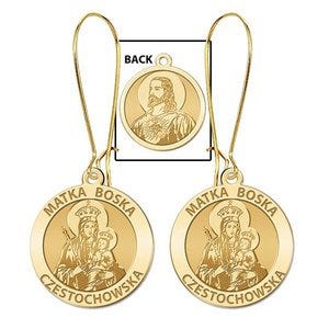 Matka Boska Double-Sided Earrings "EXCLUSIVE"