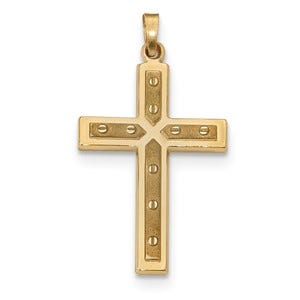 14k Polished Cross Pendant