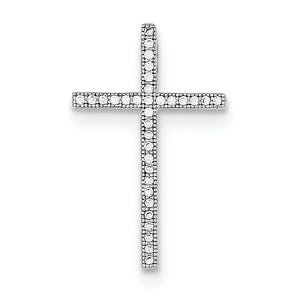 Sterling Silver Micro Pav? Cross Pendant