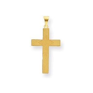 14K Laser Designed Cross