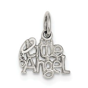 Sterling Silver Polished 'Little Angel' Pendant