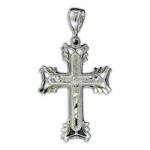 Sterling Silver Crucifix Cross Pendant