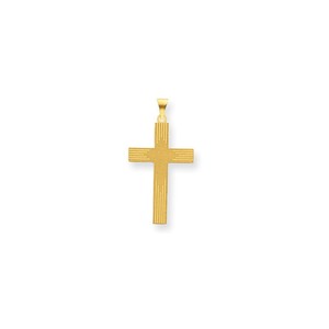 14K Laser Designed Cross