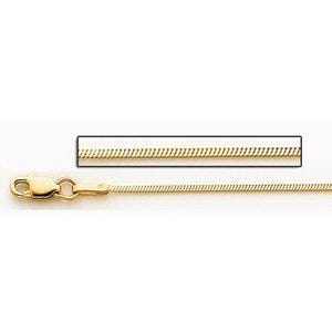 14K Yellow Gold 1.6mm Snake Chain