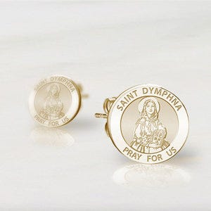 Pair of Saint Dymphna Earrings