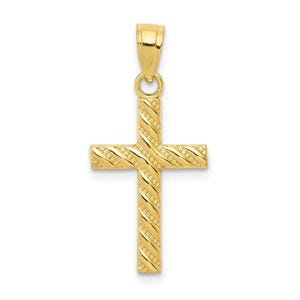 10k Cross Pendant