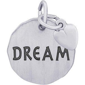 DREAM CHARM TAG ENGRAVABLE