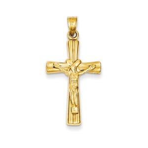 14k Reversible Crucifix / Cross Pendant