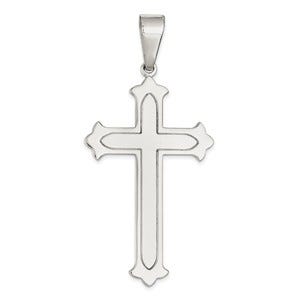 Sterling Silver Polished Cross Pendant