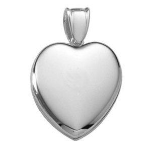 Platinum Heart Premium Weight Locket