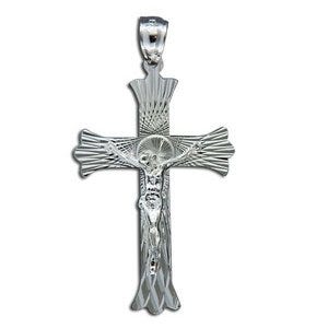 Sterling Silver Crucifix Cross Pendant