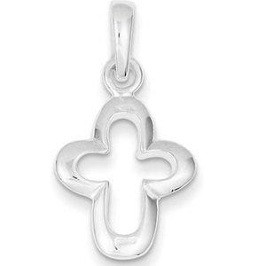 Sterling Silver Outline Cross Pendant