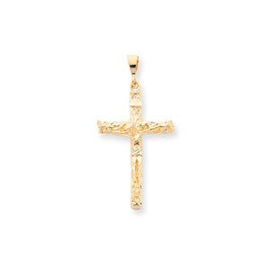 10k Crucifix Charm