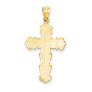 14k Passion Cross Pendant