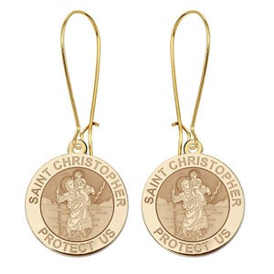 Saint Christopher Earrings "EXCLUSIVE"