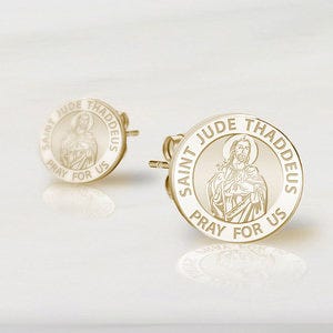Pair of Saint Jude Earrings