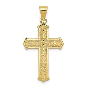 10k Cross Pendant